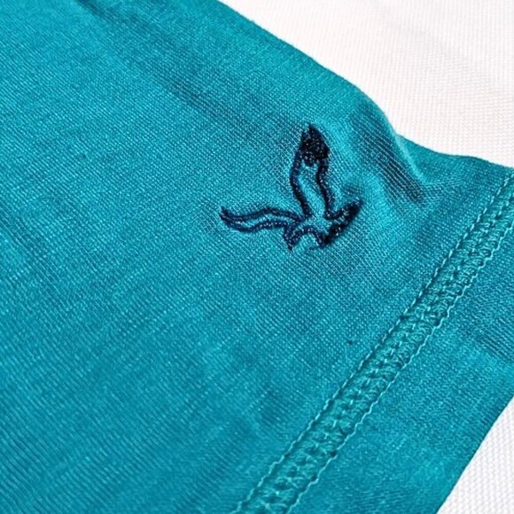 Vintage Y2K AMERICAN EAGLE Cerulean Blue Racerback Tank top Size S - Picture 2 of 3